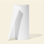 Single roll of unwrapped Who Gives a Crap paper towel